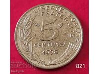 5 Centimes 1998 - France