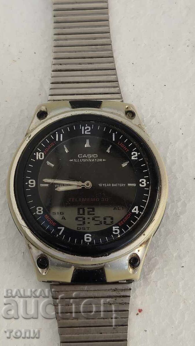 CASIO CHRONOGRAPH QUARTZ JAPONIA LUCRĂRI RARE FĂRĂ GARANȚIE BZC