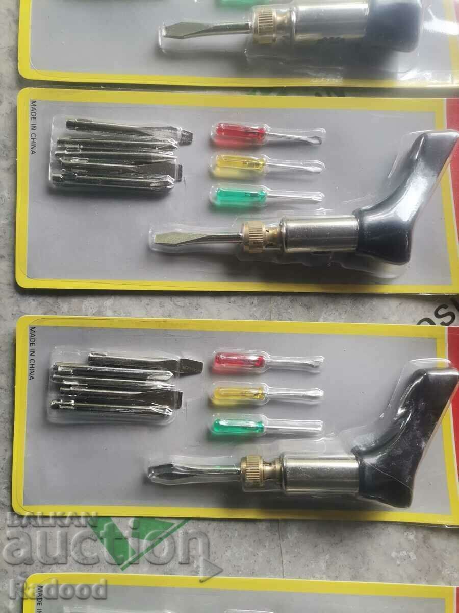 Screwdriver, trichotka 5 sets with price € 10.00 | 19.56 BGN Screwdriver, trichotka 5 sets with price € 10.00 | 19.56 BGN