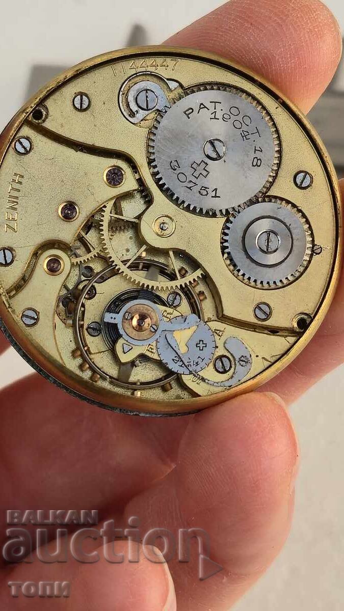ZENITH SWISS MADE MILITARY РЯДЪК РАБОТИ БЕЗ ГАРАНЦИЯ БЗЦ  !!