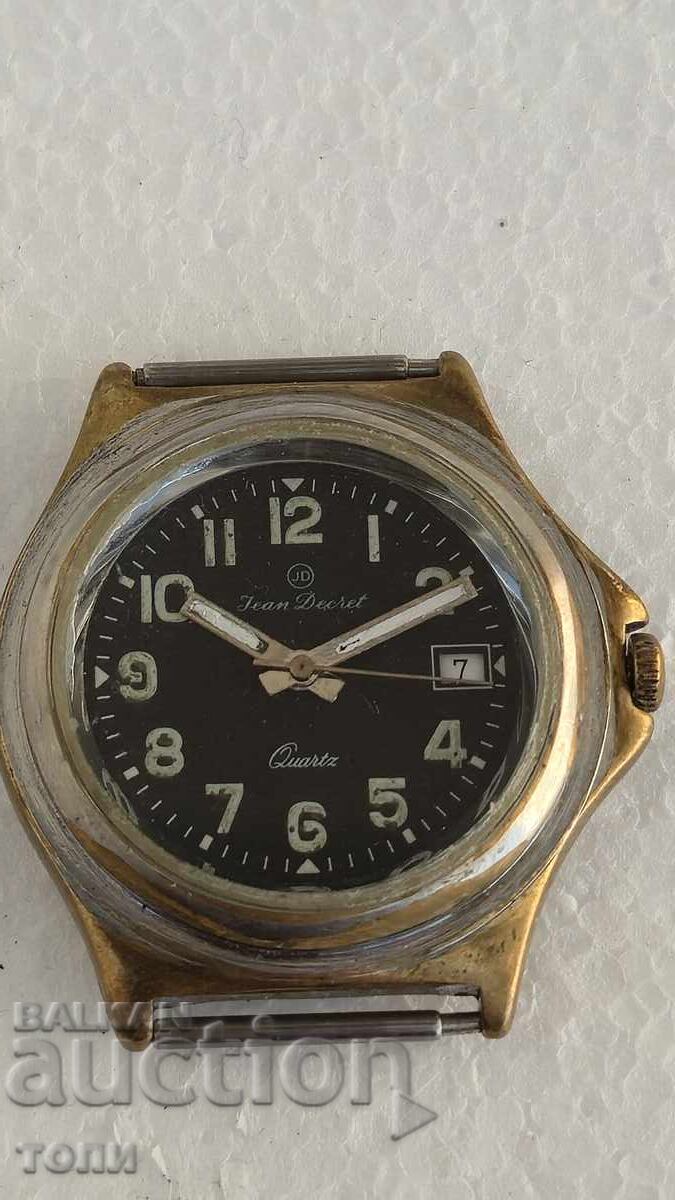 JEAN DEERET QUARTZ ΣΠΑΝΙΟ ΔΕΝ ΞΕΡΩ ΑΝ ΛΕΙΤΟΥΡΓΕΙ BZC !!!!! με τιμή € 0.01 | 0.02 BGN