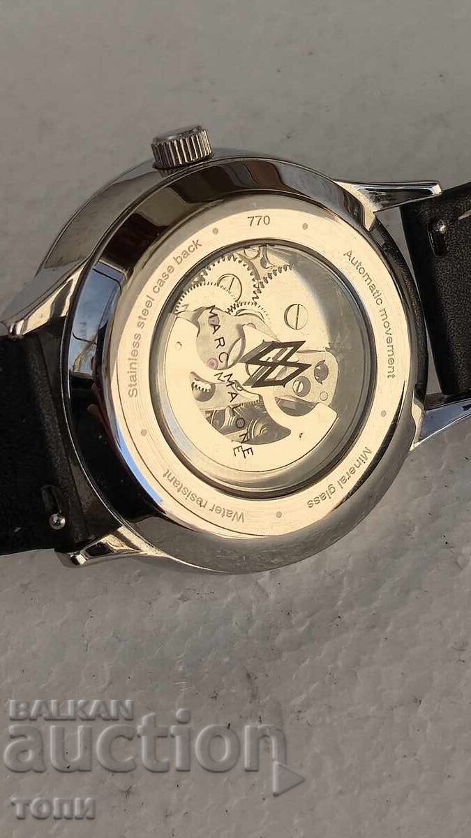 Доставка на MARC MALONE AUTOMATIC РЯДЪК РАБОТИ БЕЗ ГАРАНЦИЯ БЗЦ  !!!!