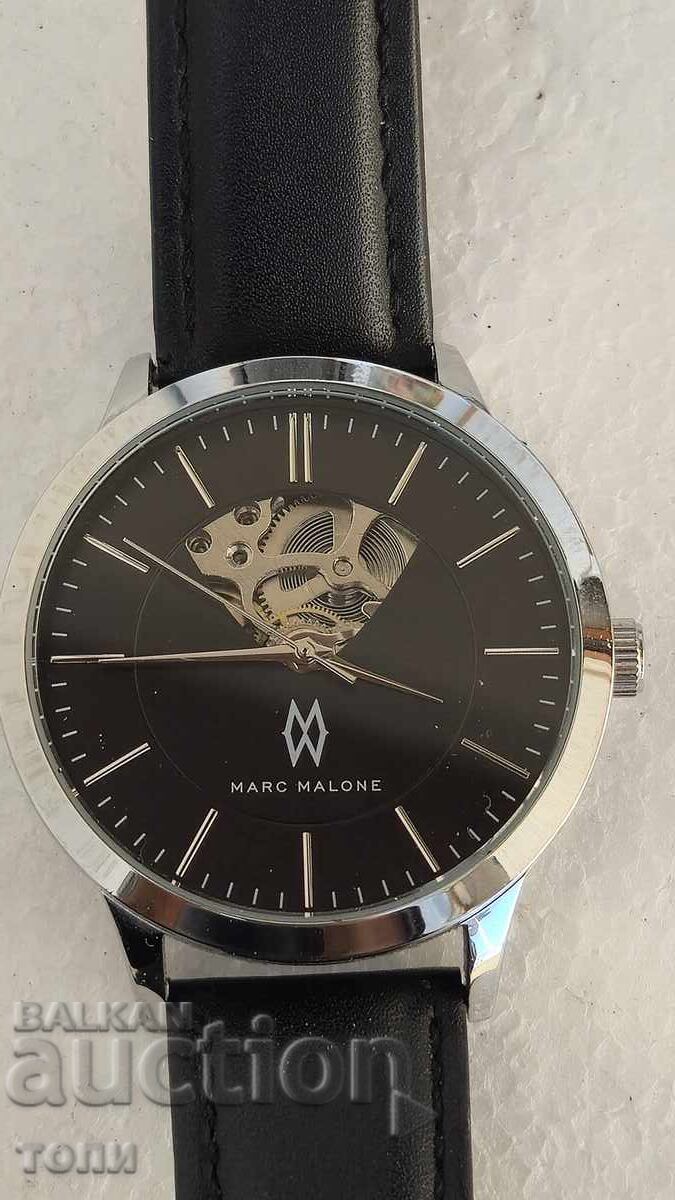 MARC MALONE AUTOMATIC РЯДЪК РАБОТИ БЕЗ ГАРАНЦИЯ БЗЦ  !!!!