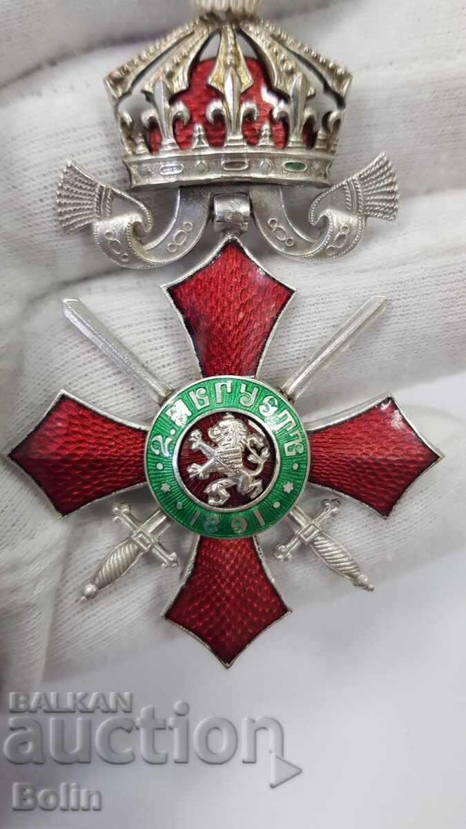 Ordinul Țarist Bulgar pentru Merit Militar 5 st. cu coroană - 6 Ordinul Țarist Bulgar pentru Merit Militar 5 st. cu coroană - 6