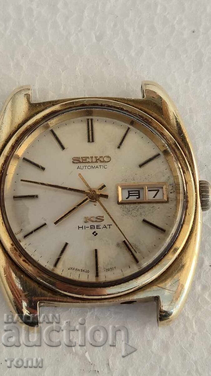SEIKO AUTOMATIC KS JAPAN РЯДЪК РАБОТИ ЗЛАТНА ЧАПКА 14 К. БЗЦ с цена € 126.00 | 246.43 лв.