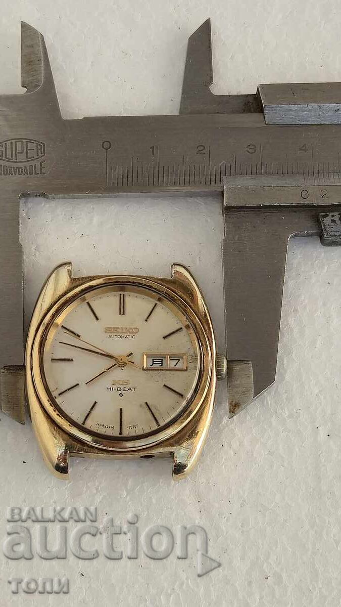 SEIKO AUTOMATIC KS JAPAN РЯДЪК РАБОТИ ЗЛАТНА ЧАПКА 14 К. БЗЦ - 6