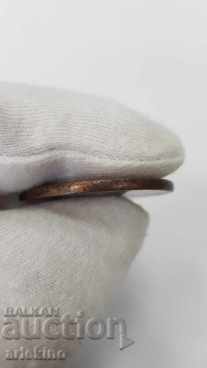 Licitație Monedă de cupru țaristă rusă rară 5 copeici 1831 FKH Licitație Monedă de cupru țaristă rusă rară 5 copeici 1831 FKH