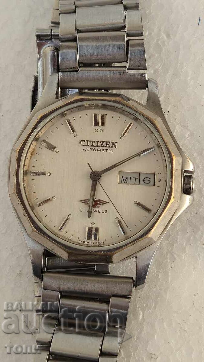 CITIZEN AUTOMATIC JAPAN РЯДЪК РАБОТИ БЕЗ ГАРАНЦИЯ БЗЦ  !!!! с цена € 2.00 | 3.91 лв.
