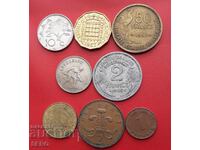 Lot mixt de 8 monede