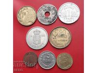 Lot mixt de 8 monede