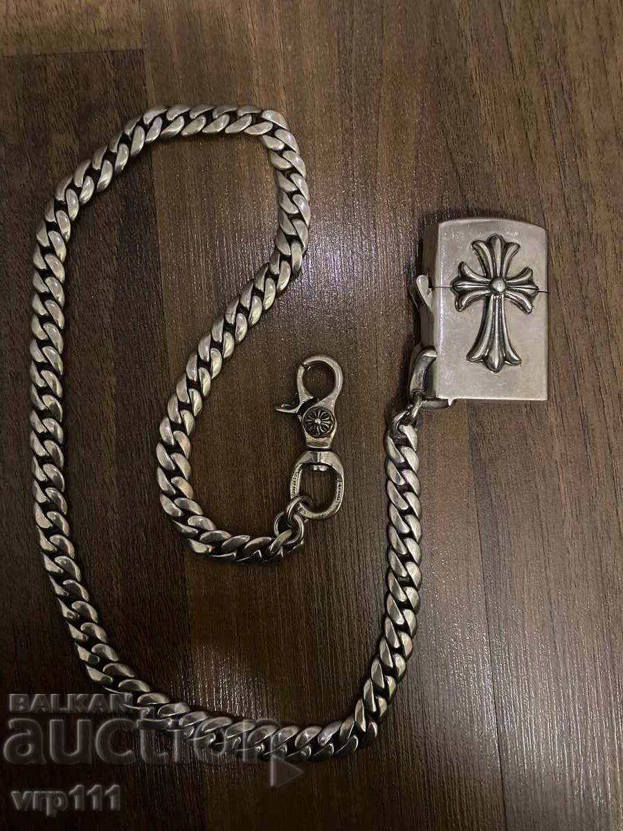 Brichetă Zippo Chrome Hearts, Argint Sterling 2000