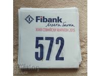 60 buc numere sportive din material impermeabil