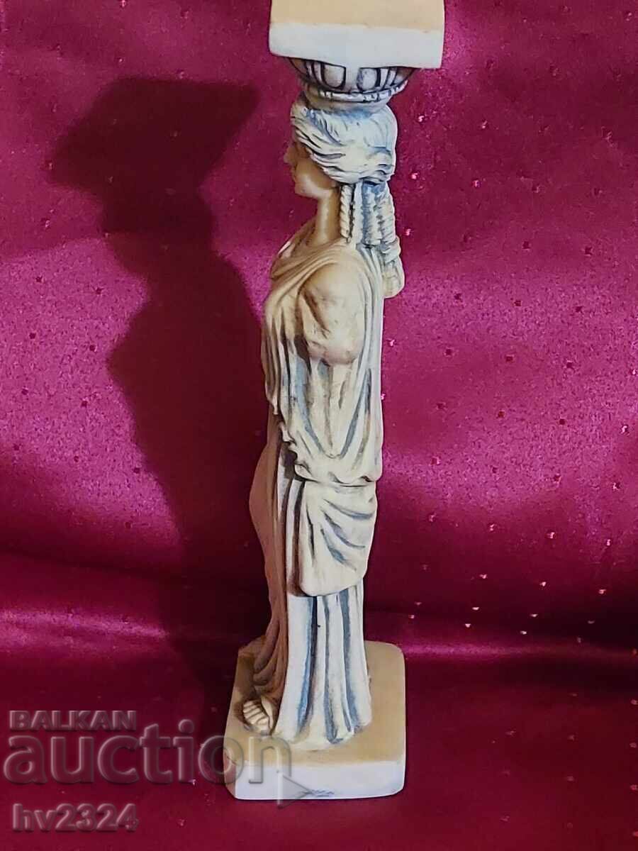 Licitație Statuie de Cariatide din alabastru Licitație Statuie de Cariatide din alabastru