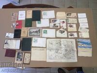 Documente vechi, cărți poștale, cărți de vizită, cărți de identitate