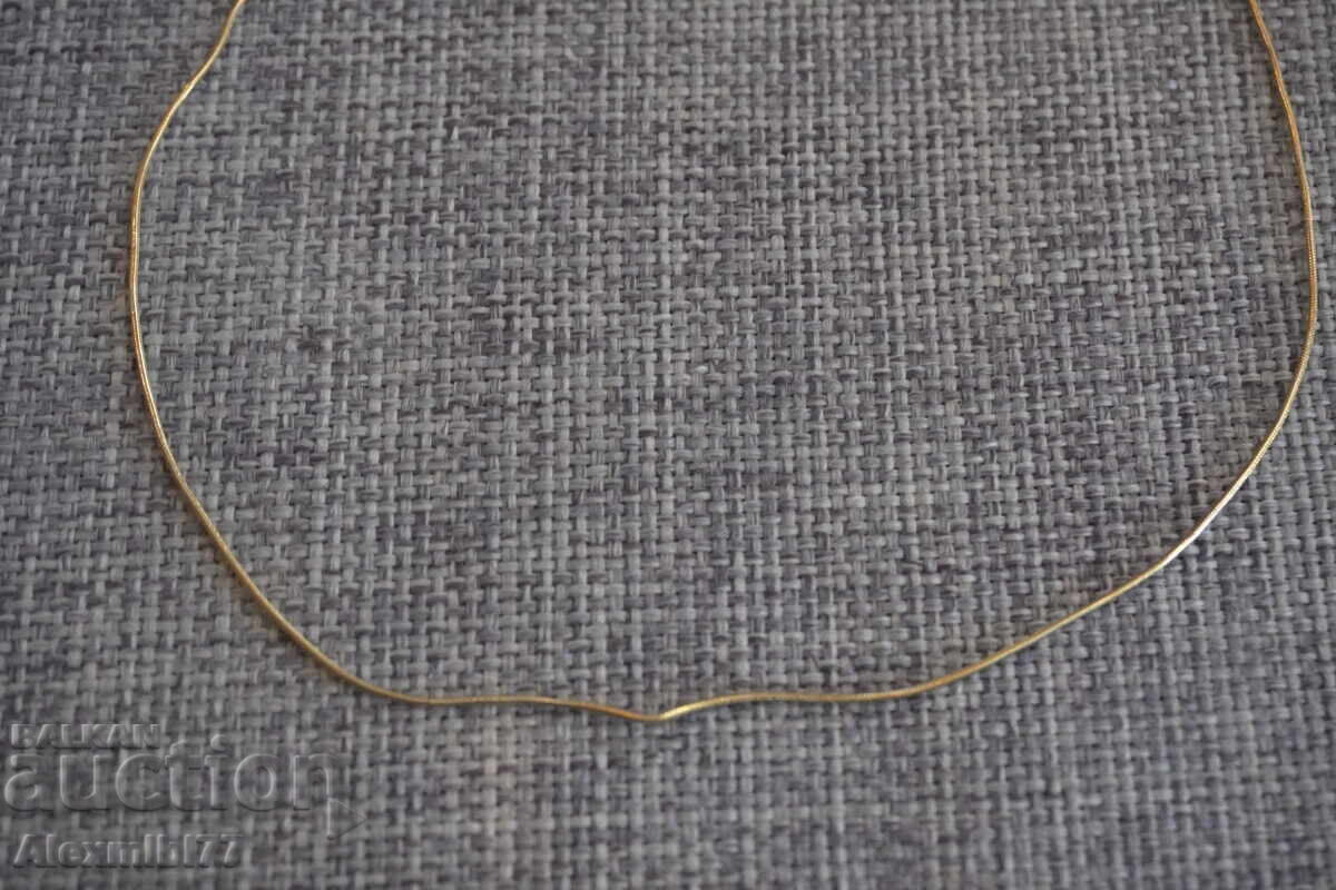 Δημοπρασία Ολοκαίνουργιο απαλό γυναικείο επιχρυσωμένο κολιέ