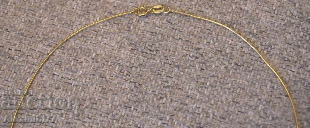 Παράδοση Ολοκαίνουργιο απαλό γυναικείο επιχρυσωμένο κολιέ