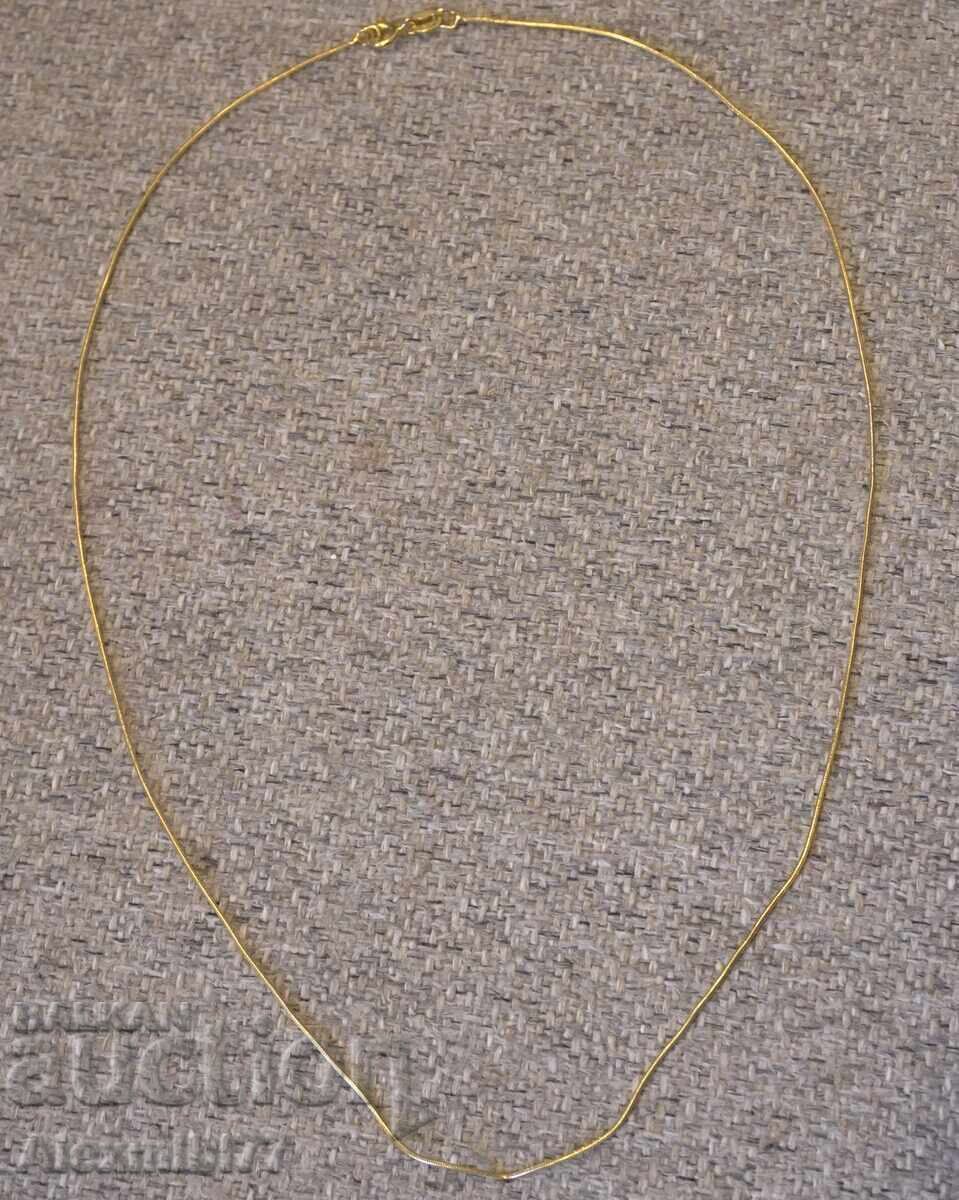 Ολοκαίνουργιο απαλό γυναικείο επιχρυσωμένο κολιέ - 5