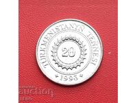 Turkmenistan - 20 tenge 1993 - Foarte bine conservată
