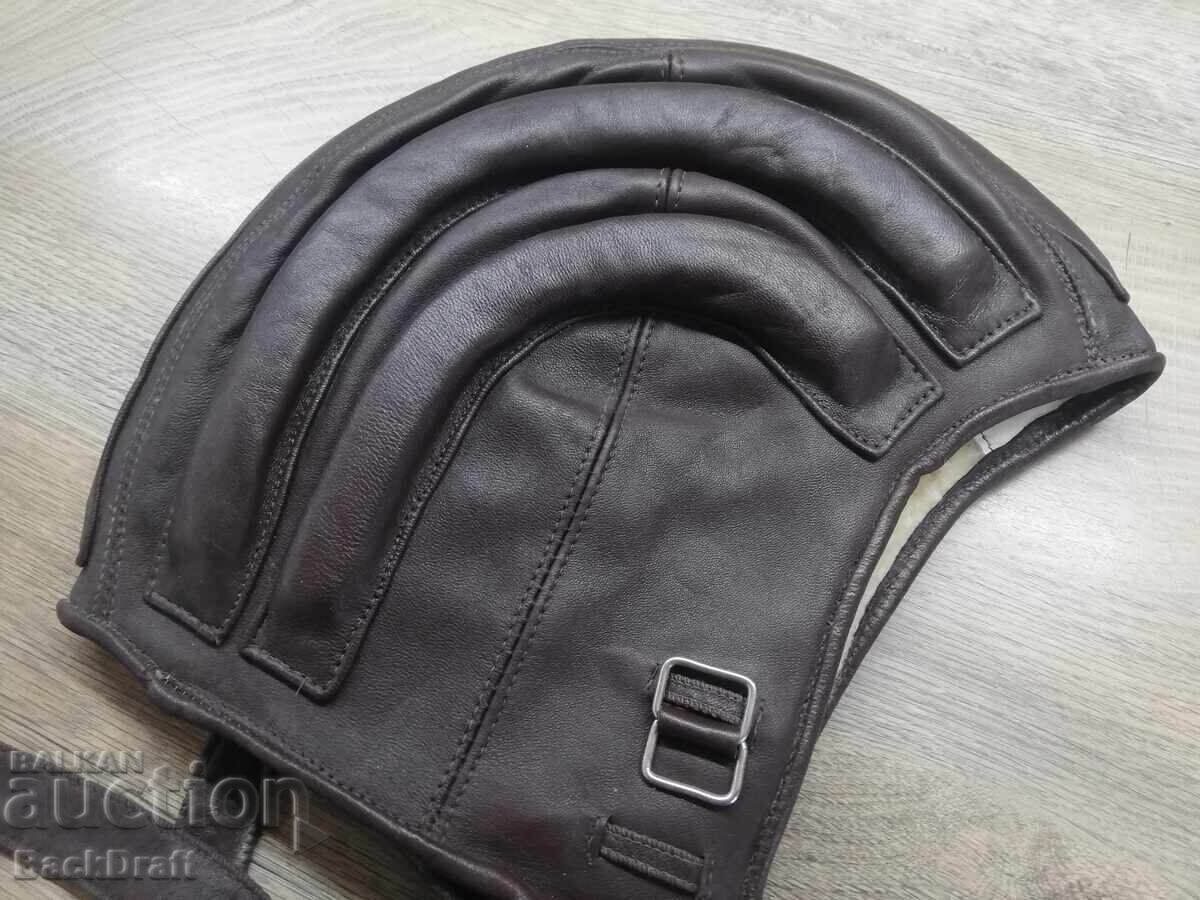 Κοινωνικό Δερμάτινο Χειμερινό Παραδοσιακό Καπέλο, Κράνος Μέγεθος 58 - 5