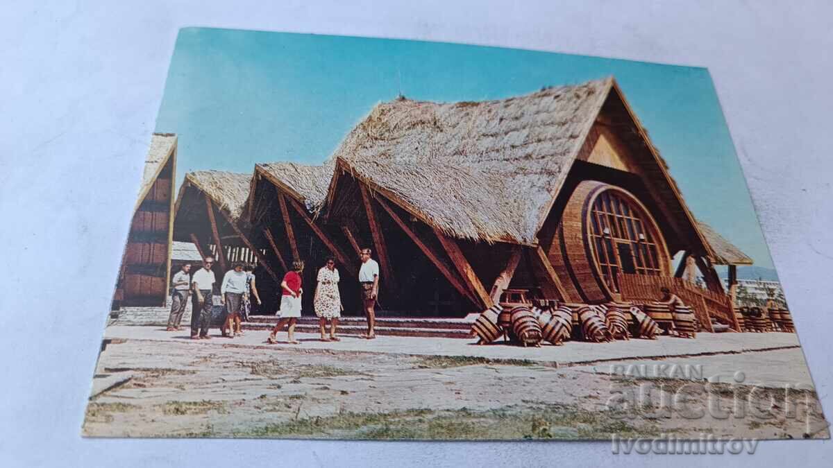 Cartolină Poștală Sunny Beach Restaurant Butoiul