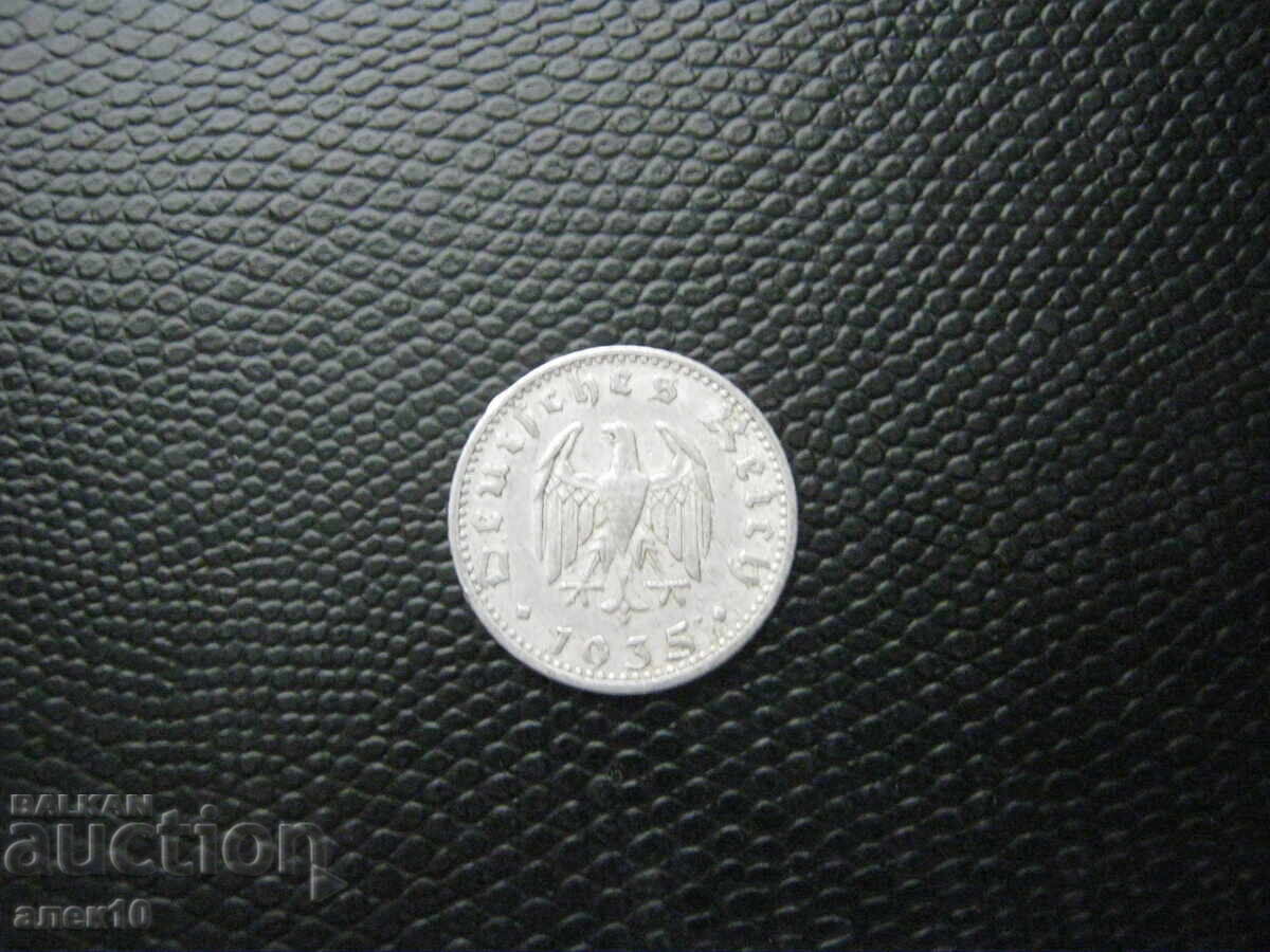 Germany 50 Pfennig 1935 with price € 0.50 | 0.98 BGN Germany 50 Pfennig 1935 with price € 0.50 | 0.98 BGN