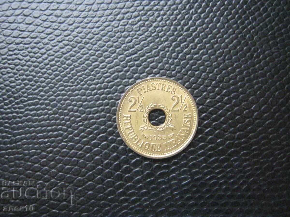 Liban 2 1/2 piastri 1955 Liban 2 1/2 piastri 1955
