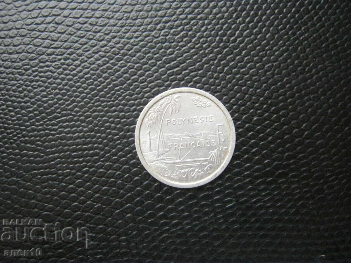pr. Polinezia 1 franc 1965 pr. Polinezia 1 franc 1965