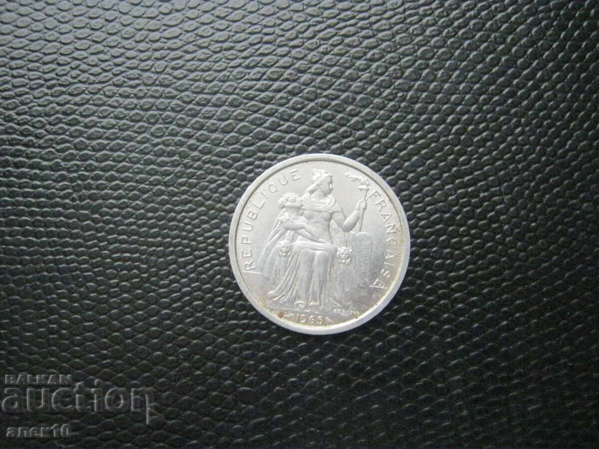 Polinezia Franceză 2 franci 1965 cu preț € 0.80 | 1.56 BGN