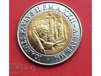 Ватикана-500 лири 2000-папа Йоан Павел II