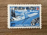 Croatia - Airmail route Zagreb .... (1991) MNH