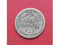 SUA - 1 dime/10 cenți / 1900