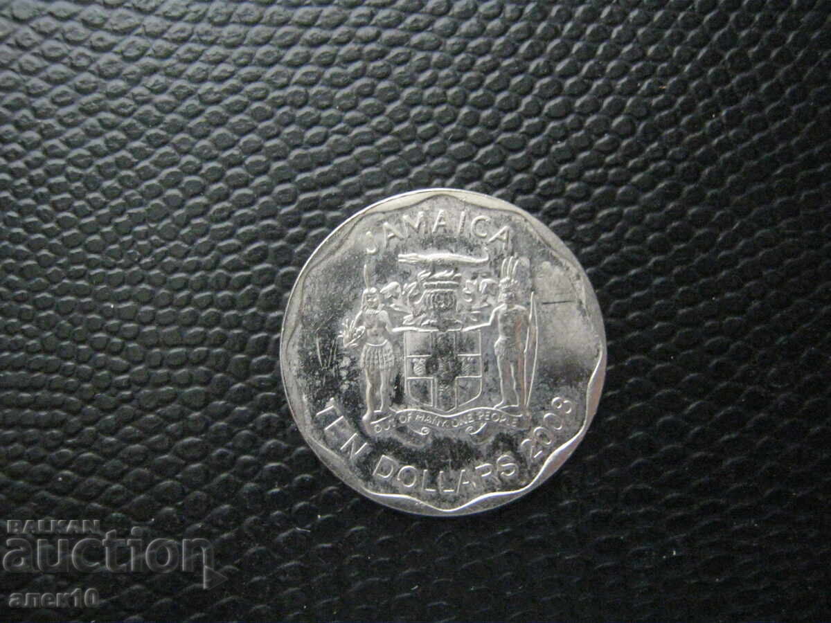 Τζαμάικα 10 δολάρια 2008 με τιμή € 0.30 | 0.59 BGN