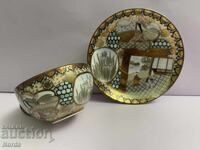 Japanese double tea set