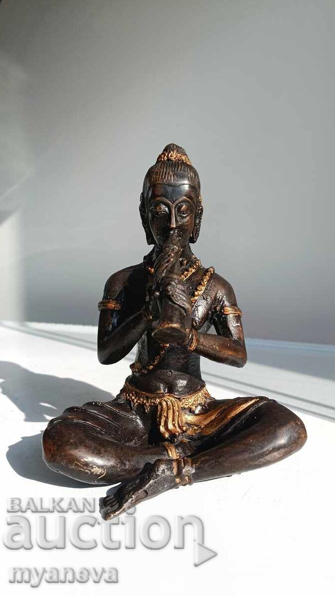 Χάλκινο αγαλματίδιο μουσικού σε διαλογισμό Χάλκινο αγαλματίδιο μουσικού σε διαλογισμό