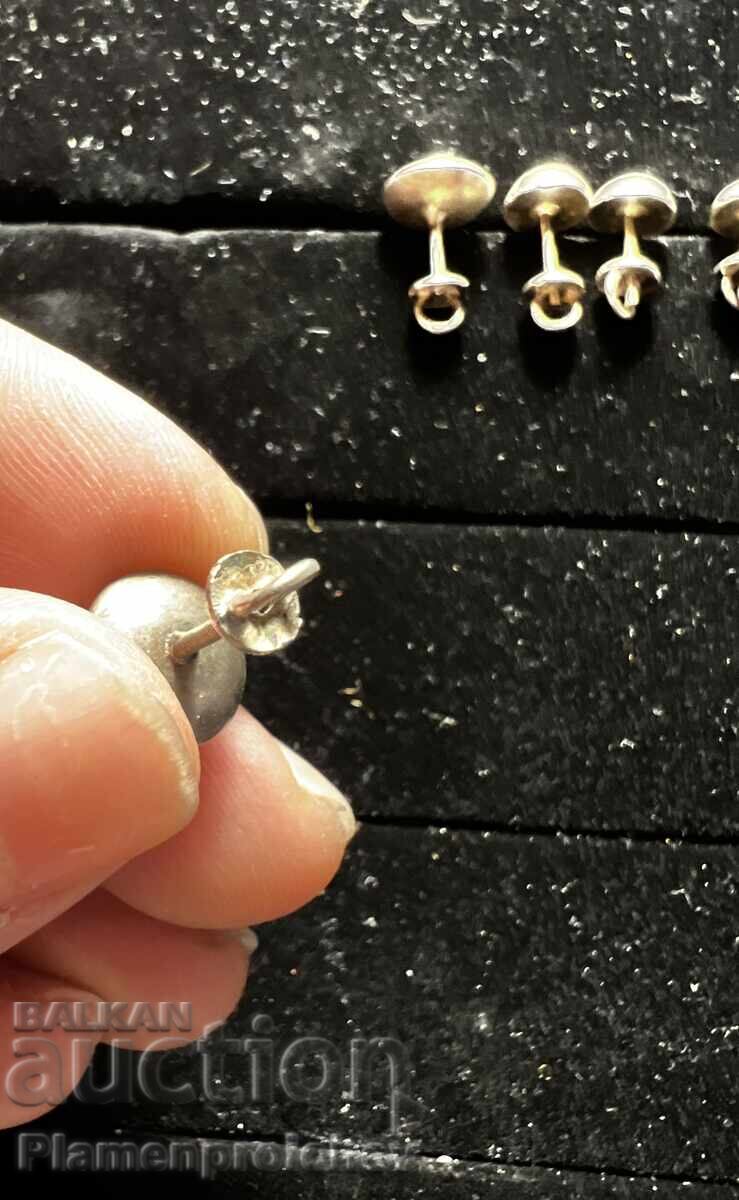 Доставка на 3 ЧИФТА РЯДКИ СТАРИ СРЕБЪРНИ ОБИЦИ