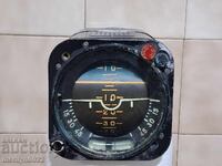Measuring instrument artificial horizon from a Russian MiG Soviet aircraft