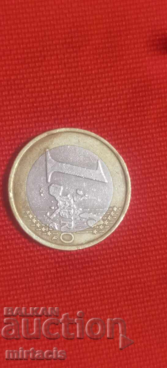 Monedă rară de 1 euro din 1999 cu "Arborele Vieții" cu preț € 100.00 | 195.58 BGN