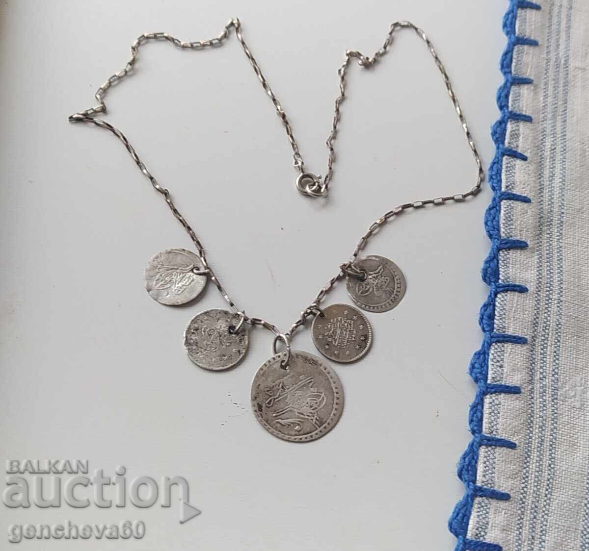Revival Period Jewelry with Turkish Coins - Silver - 6