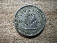 Ανατολική Καραϊβική - 10 σεντς (1965)