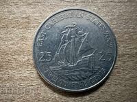 Източни Кариби - 25 цента (2002)