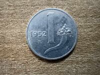 Italia - 1 liră (1952)