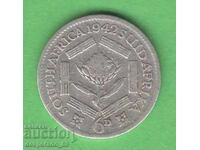 (¯`'•.¸ 6 pence 1942 SOUTH AFRICA ¸.•'´¯)