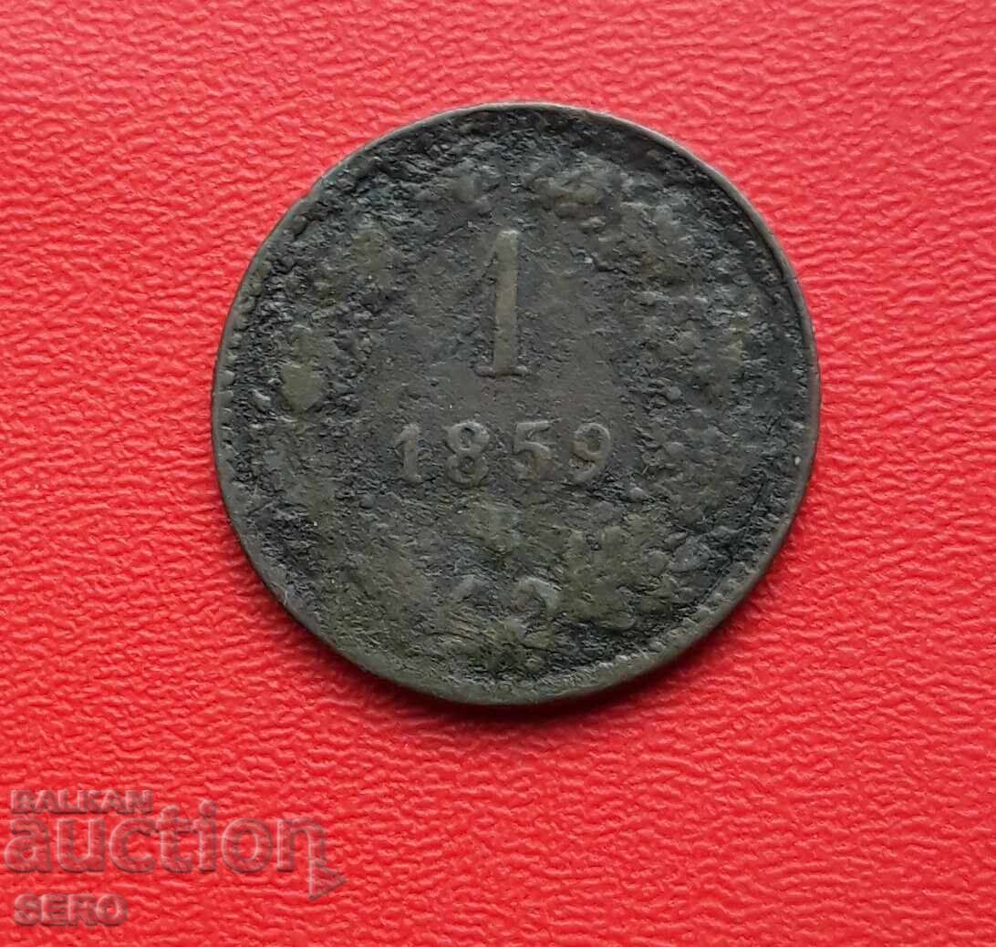 Austro-Ungaria - 1 Kreuzer 1859 V