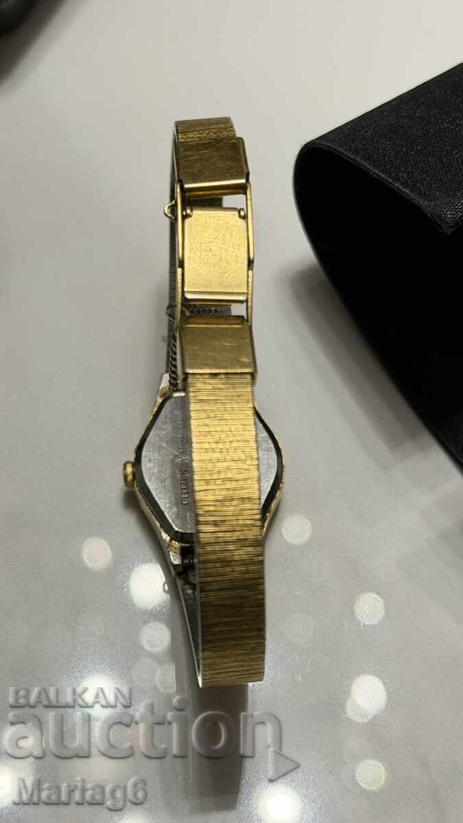 Livrarea Citizen ceas de damă placat cu aur funcțional