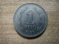 Argentina - 1 peso (1959)