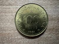 Аржентина - 100 песос (1981)