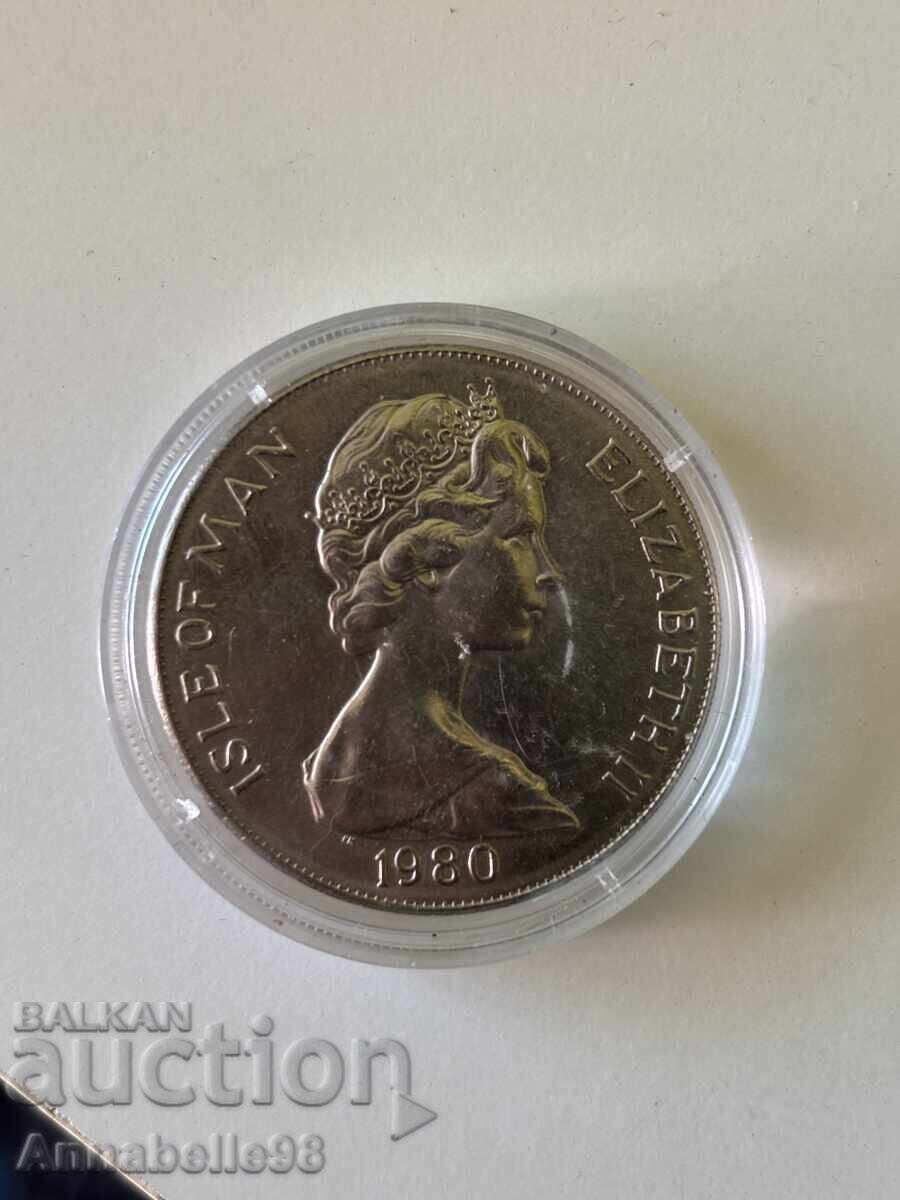 Νόμισμα από Νήσο Μαν Ολυμπιακοί Αγώνες Μόσχα 1980