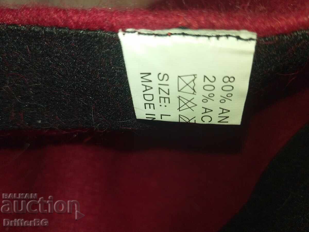 Licitație Căciulă angora lână 80%, nouă L Licitație Căciulă angora lână 80%, nouă L