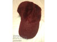 Шапка ангорска вълна 80%,нова
