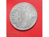 Germania-Baden-Württemberg-Reutlingen-50 Pfennig 1918